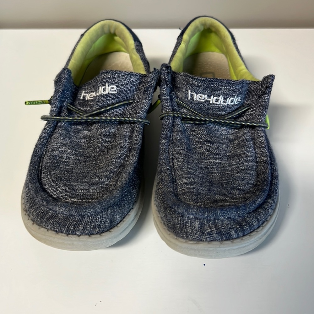 Heathered Blue Hey Dudes